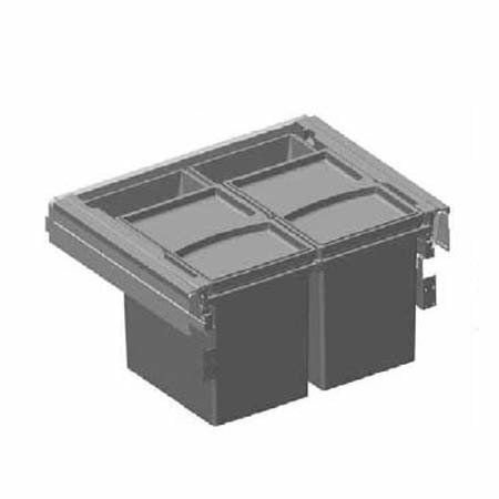 Изображение товара Система сортировки мусора Alveus Albio 50 SET 5 контейнеров 60 литров серый