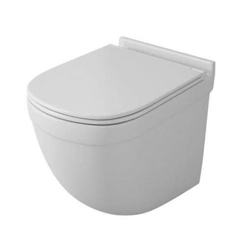 Изображение товара Подвесной бесободковый унитаз Owl Eld Cirkel-H с мягким сиденьем 31 см