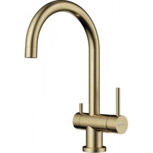 Изображение товара Смеситель Omoikiri Yamada-AB 4994264 для кухни под фильтр, античная латунь
