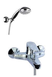 Изображение товара Смеситель Fiore Kyma-Sky для ванны и душа с душевым гарнитуром, хром с кристаллами Swarovski, 78CR6500