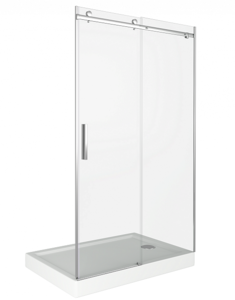 Изображение товара Душевая дверь Good Door Galaxy WTW-140-C-CH раздвижная 140x195 см прозрачное стекло хром Россия