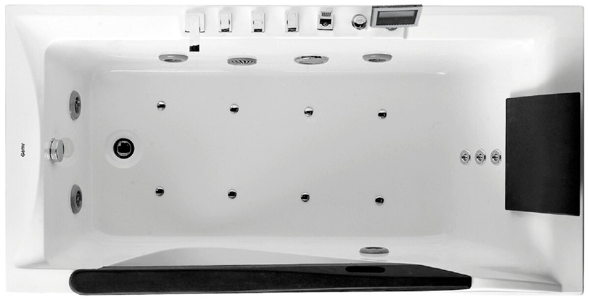 Изображение товара Ванна гидромассажная акриловая Gemy G9055 K R/L, 181 х 92 см