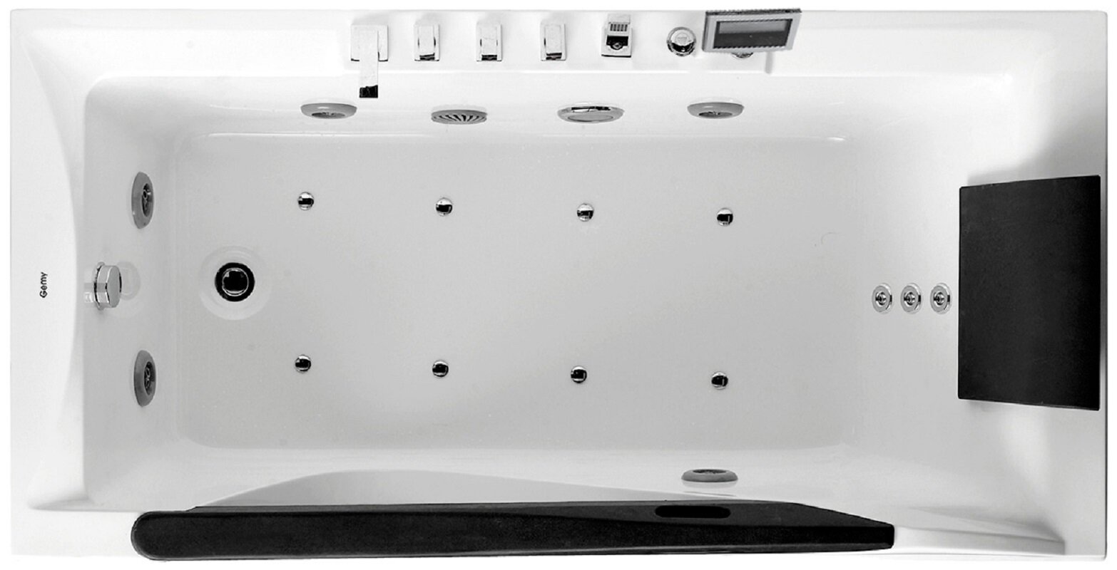 Изображение товара Ванна гидромассажная акриловая Gemy G9055 K R/L, 181 х 92 см