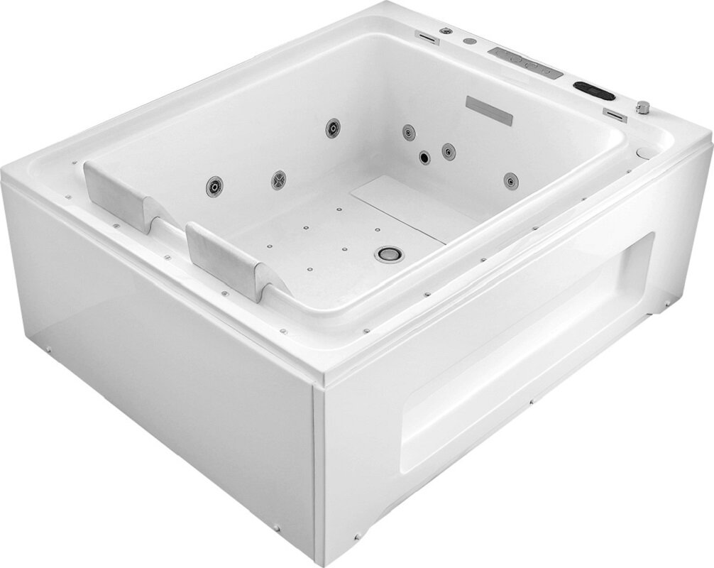 Изображение товара Гидромассажная ванна Gemy G9268 K 185x150 см с LED и озонированием Изображение товара Гидромассажная ванна Gemy G9268 K 185x150 см с LED и озонированием