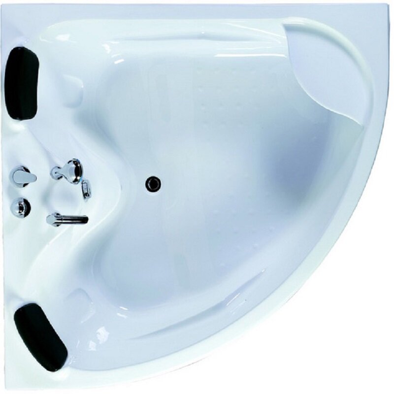 Изображение товара Встраиваемая гидромассажная ванна Gemy G9041 B 150x150 см с подсветкой и спа-функциями