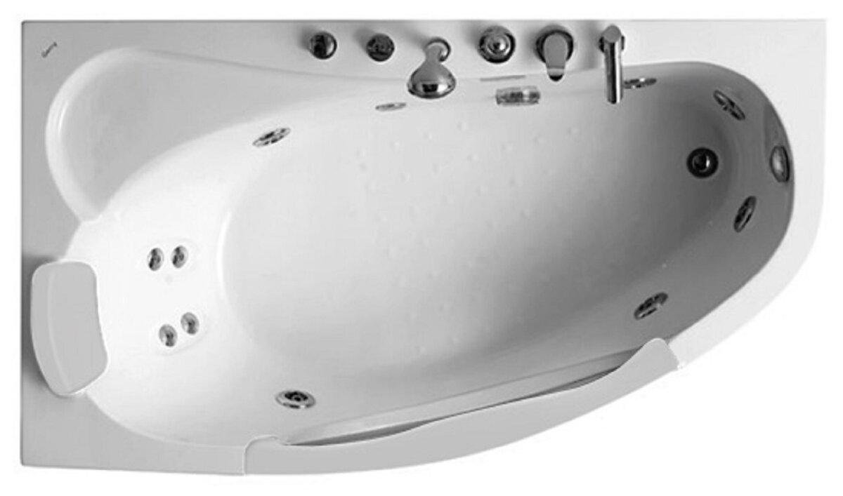Изображение товара Ванна гидромассажная акриловая Gemy G9046 II B L/R, 171 х 99 см