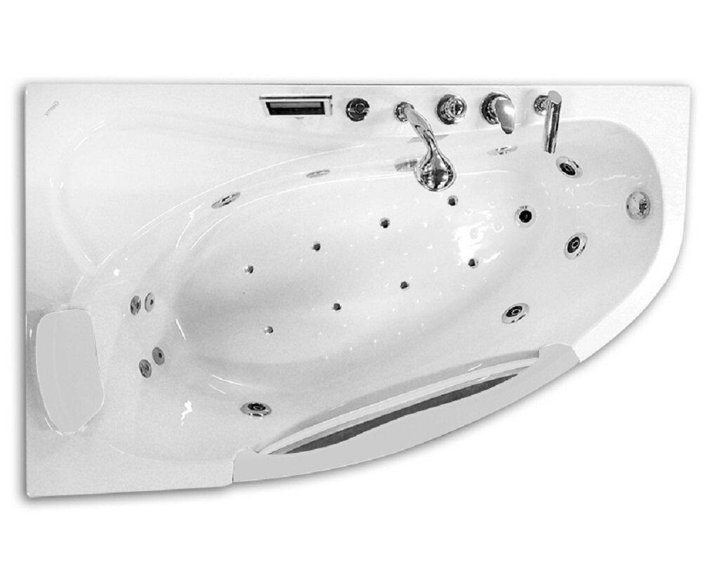 Изображение товара Ванна гидромассажная акриловая Gemy G9046 II K L/R, 171 х 99 см Изображение товара Ванна гидромассажная акриловая Gemy G9046 II K L/R, 171 х 99 см