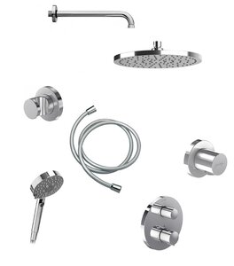 Изображение товара Душевая система Jacob Delafon E75390RU-CP термостатическая, хром