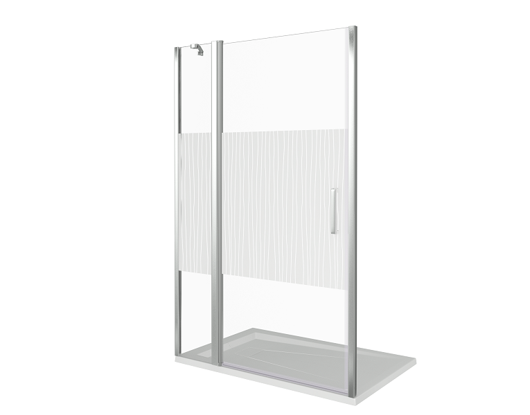 Изображение товара Душевая дверь Good Door Pandora WTW-140-T-CH 140 х 185 см хром