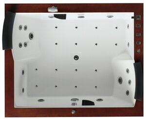 Изображение товара Гидромассажная акриловая ванна Gemy G9052 II K L/R, 186 х 151 см