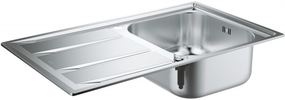 Изображение товара Мойка кухонная Grohe K400 31566SD0 из нержавеющей стали с автоматическим сливом