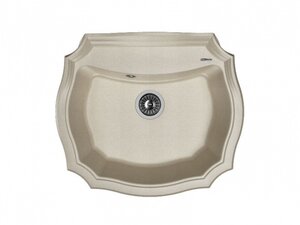 Изображение товара Мойка кухонная Florentina Эмилия-640 из искусственного гранита серого цвета