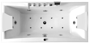 Изображение товара Гидромассажная акриловая ванна Gemy G9076 K, 177 х 81 см