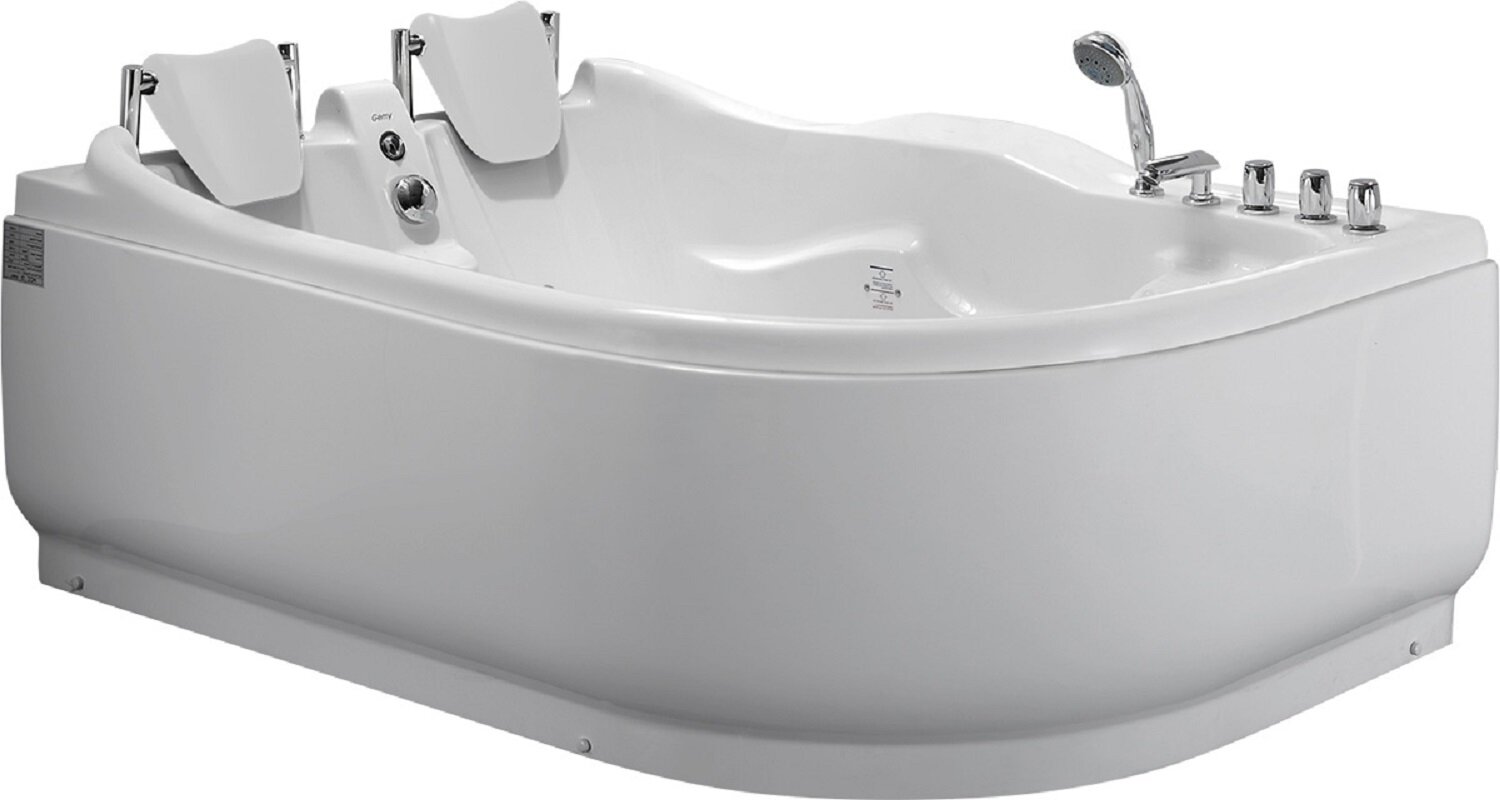 Изображение товара Гидромассажная акриловая ванна Gemy G9083 B L/R 180×121 см Изображение товара Гидромассажная акриловая ванна Gemy G9083 B L/R 180×121 см