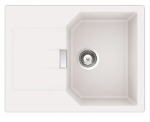 Изображение товара Мойка кухонная Schock Manhattan 45D из искусственного гранита альпина, 51x69 см