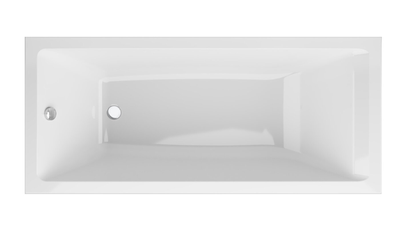 Изображение товара Акриловая ванна Am.Pm Gem 170 x 75 см, белый, W93A-170-075W-A