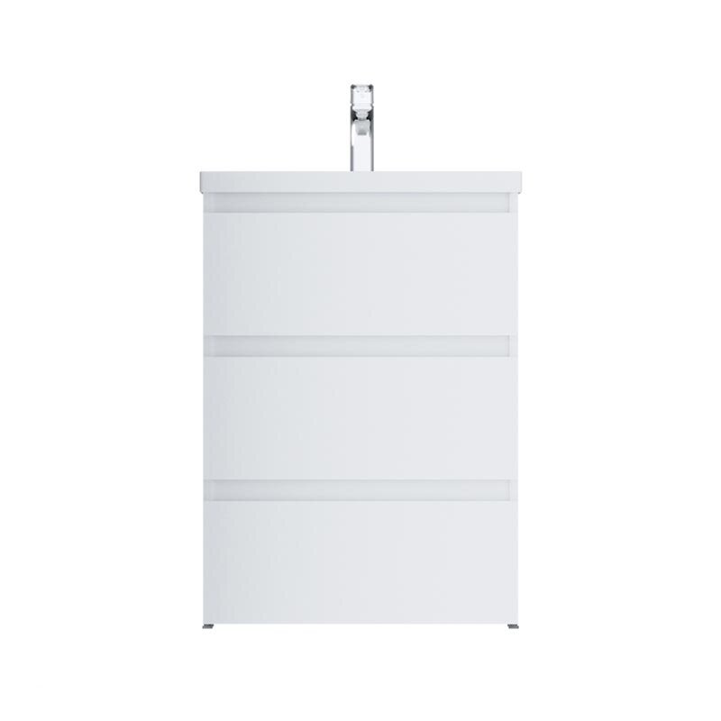 Изображение товара Тумба под раковину Am.Pm Gem S 60 с встроенной ступенькой для детей белый глянец