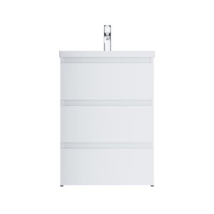 Изображение товара Тумба под раковину Am.Pm Gem S 60 напольная, со встроенной ступенькой для детей, белый глянец, M91FSX0602WG