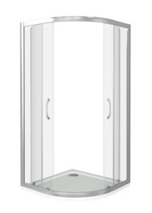 Изображение товара Душевое ограждение Good Door Latte R-100-C-WE 100x100 см, раздвижное стекло