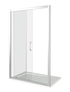 Изображение товара Душевая дверь в нишу Good Door Latte WTW-140-C-WE 140х185 см раздвижная белая