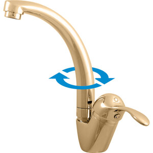 Изображение товара Смеситель для раковины Rav-Slezak Labe L006.5/2Z, золото