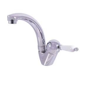 Изображение товара Смеситель для раковины Rav-Slezak Labe L506.5/2, хром/белый