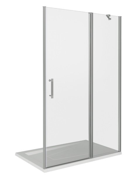 Изображение товара Душевая дверь Good Door Mokka WTW-140-C-WE 140x185 см стекло прозрачное белый