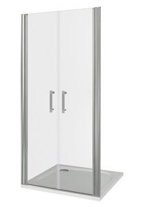 Изображение товара Душевая дверь Good Door Mokka SD-90-C-WE 90x185 см стекло прозрачное белый профиль