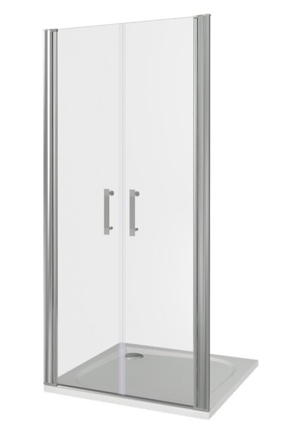 Изображение товара Душевая дверь в нишу Good Door Mokka SD-90-C-WE, 90 х 185 см, стекло прозрачное, белый, МК00003