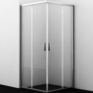 Изображение товара Душевой уголок WasserKRAFT Lippe 45S03, 90 х 90 см, стекло прозрачное, профиль хром