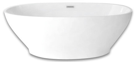 Изображение товара Акриловая ванна Abber AB9207 165х80х60 см отдельностоящая белая