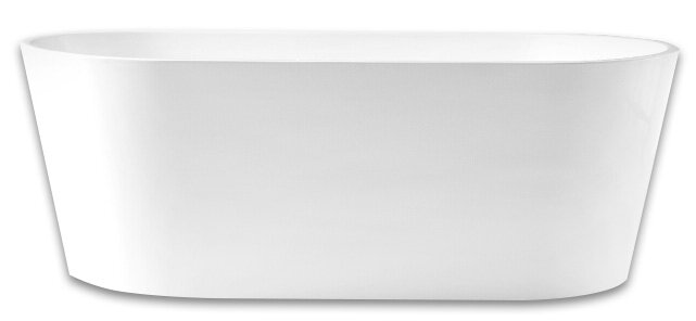 Изображение товара Акриловая ванна Abber AB9209 овальная 170x80 см белая отдельно стоящая