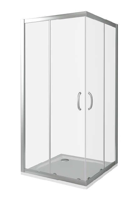 Изображение товара Душевое ограждение Good Door Infinity CR -90-C-CH, 90 х 90 х 185 см, стекло прозрачное, хром, ИН00017