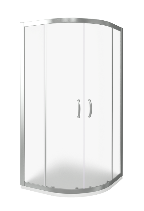 Изображение товара Душевое ограждение Good Door Infinity R-90-G-CH, 90 х 90 х 185 см, стекло матовое Грейп, хром, ИН00006
