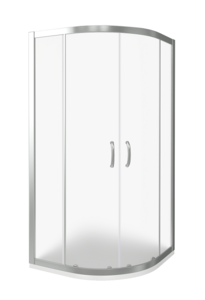 Изображение товара Душевое ограждение Good Door Infinity R-90-G-CH, 90x90, раздвижные двери, матовое стекло Грейп, хро