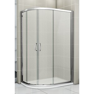 Изображение товара Душевое ограждение Good Door Infinity R-120-G-CH, 120 х 80 х 185 см, стекло матовое Грейп, хром, ИН00012