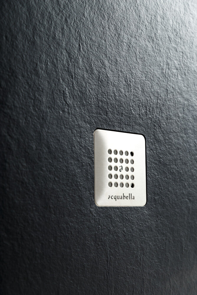 Изображение товара Поддон Acquabella Base 90x90 см четверть круга из искусственного мрамора с сифоном и решеткой