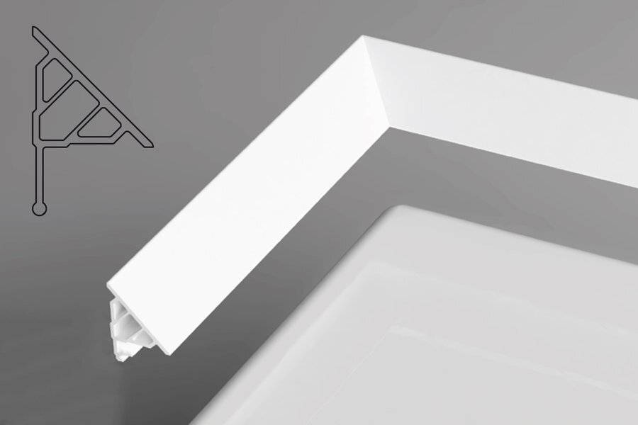 Изображение товара Универсальная декоративная планка Ravak 110 см белая для ванны и душевого поддона