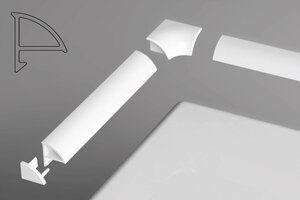 Изображение товара Набор Ravak для планки тип 6, 2 заглушки + 2 угловых соединения, B440000001