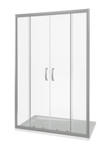 Изображение товара Душевая дверь в нишу Good Door Infinity WTW-TD-170-C-CH, 170 х 185 см, стекло прозрачное, хром, ИН00037