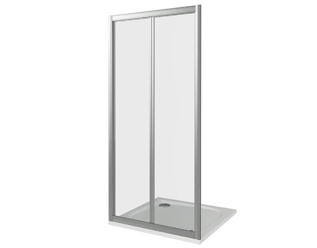 Изображение товара Душевая дверь в нишу Good Door Infinity SD-80-G-CH 80x185 см складная стекло матовое Грейп хром