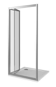 Изображение товара Душевая дверь в нишу Good Door Infinity SD-90-C-CH, 90 х 185 см, стекло прозрачное, хром, ИН00050