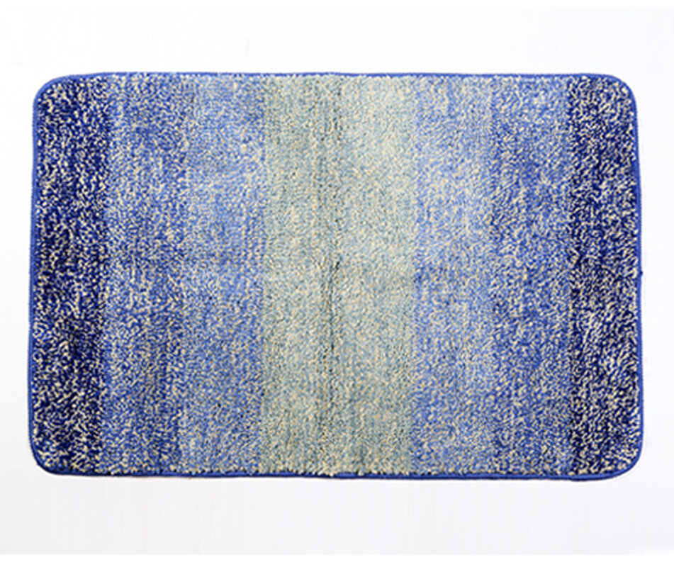 Изображение товара Коврик для ванной WasserKraft Lopau BM-1125 90х60 см синий/белый