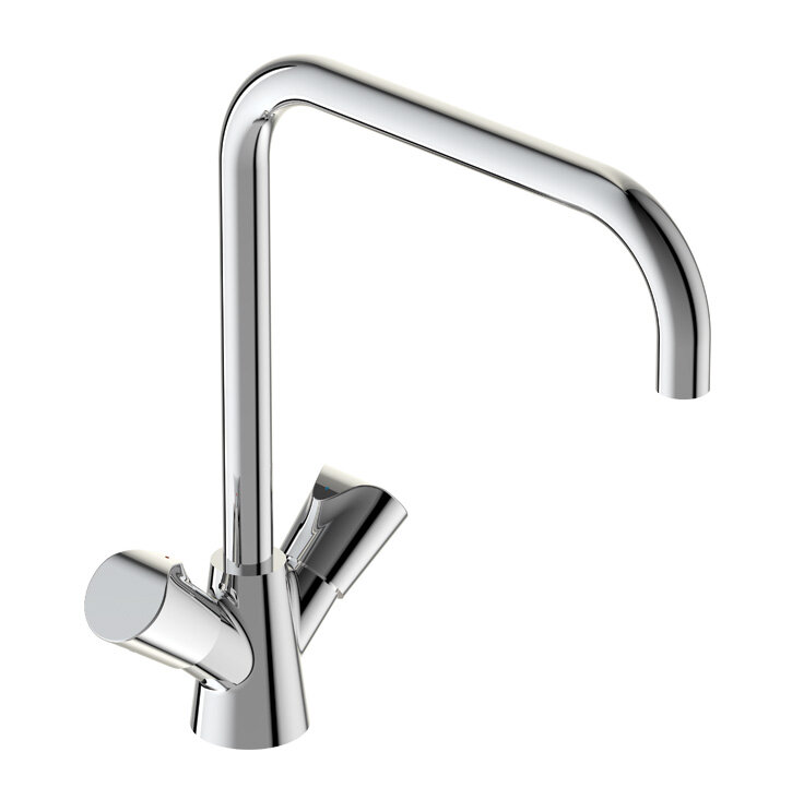 Изображение товара Современный смеситель для кухни Vidima Neo BA337AA хром 360° поворот