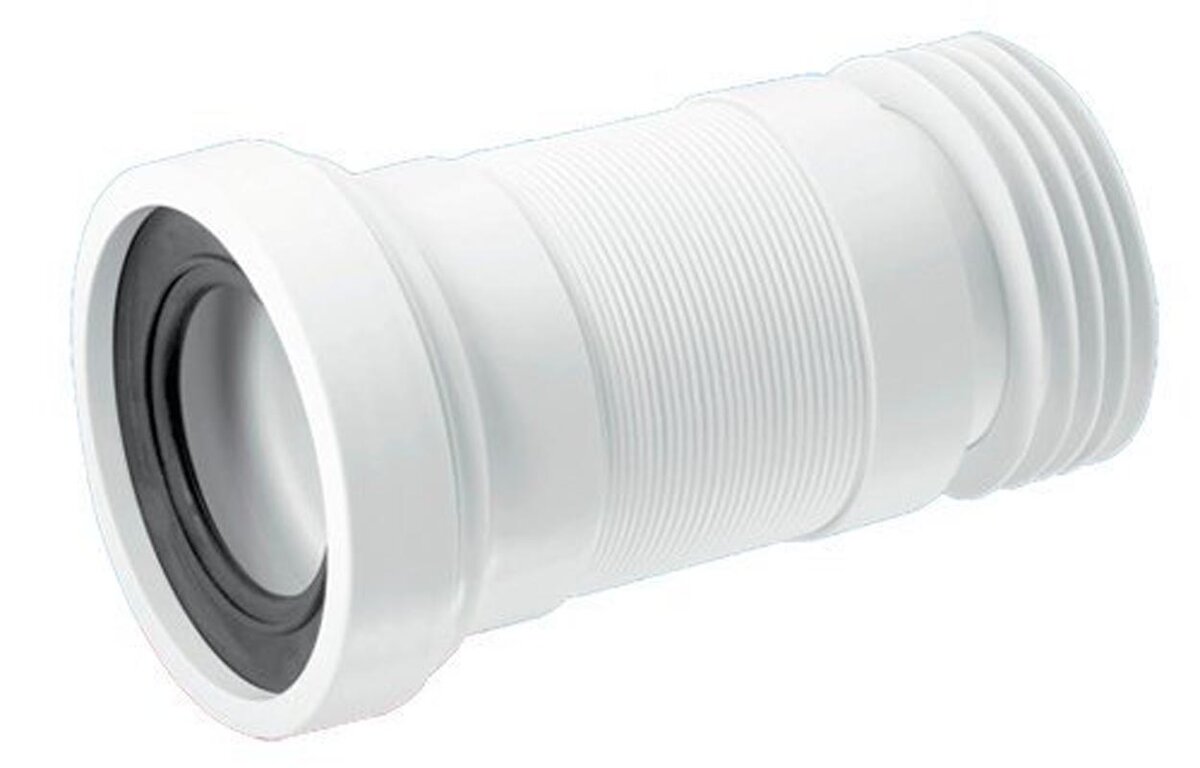 Изображение товара Труба фановая (гофра) для унитаза McAlpine MRWC-F20R, 200-330 мм