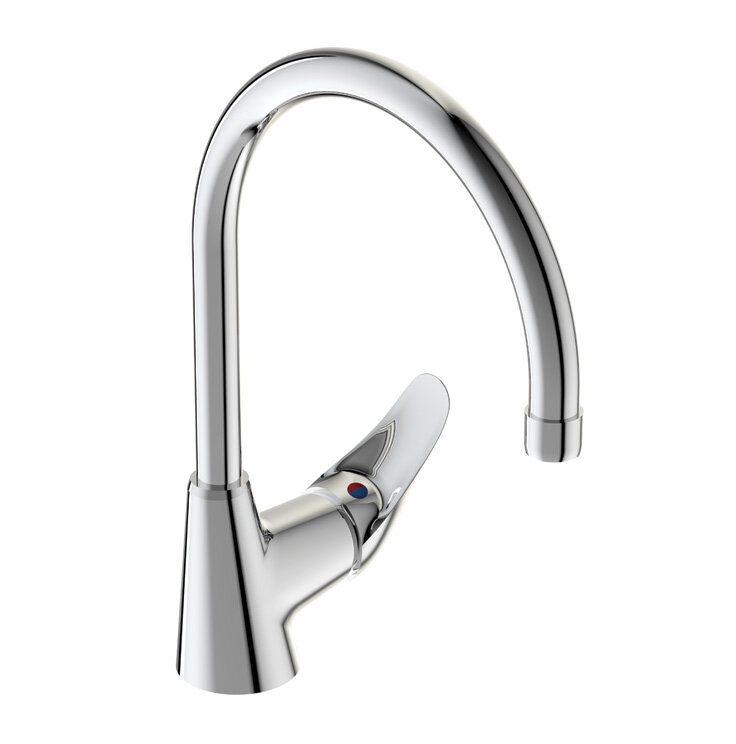 Изображение товара Смеситель для кухни Vidima Orion BA365AA хром однорычажный с поворотным изливом