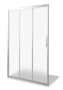 Изображение товара Душевая дверь в нишу Good Door Orion WTW-100-G-CH 100x185 см раздвижная матовое стекло Грейп хром