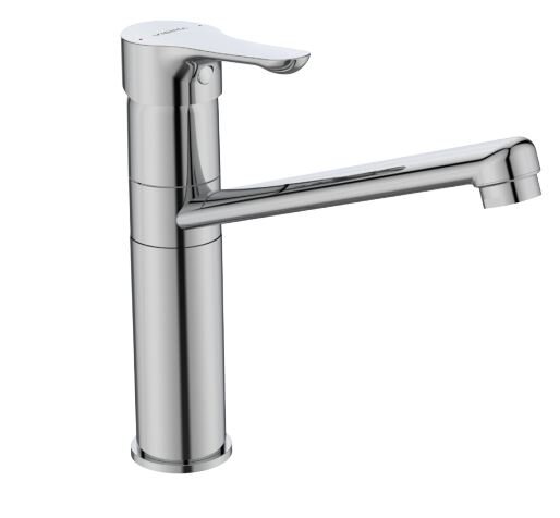 Изображение товара Смеситель для кухни Vidima Wave BA418AA хром однорычажный с поворотным изливом