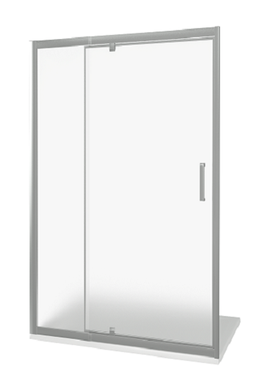 Изображение товара Душевая дверь в нишу Good Door Orion WTW PD-110-G-CH 110x185 см матовое Грейп хром