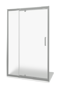 Изображение товара Душевая дверь в нишу Good Door Orion с матовым стеклом и хром профилями 140х185 см